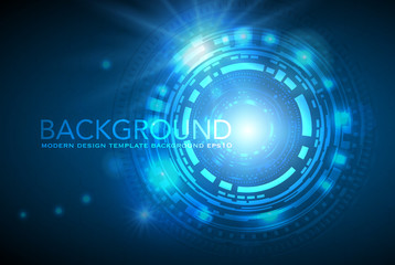 Vector abstract background shows the innovation of technology and technology concepts. Can be applied to your businesses.