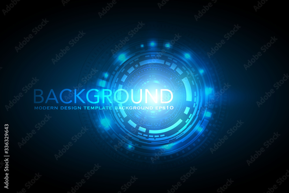 Poster vector abstract background shows the innovation of technology and technology concepts. can be applie