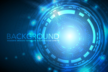 Vector abstract background shows the innovation of technology and technology concepts. Can be applied to your businesses.