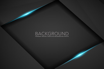 Fototapeta premium black abstract background pattern stripe paper material 3d render. business technology commercial sale concept layout with copy space