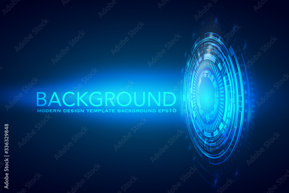 Poster vector abstract background shows the innovation of technology and technology concepts. can be applie