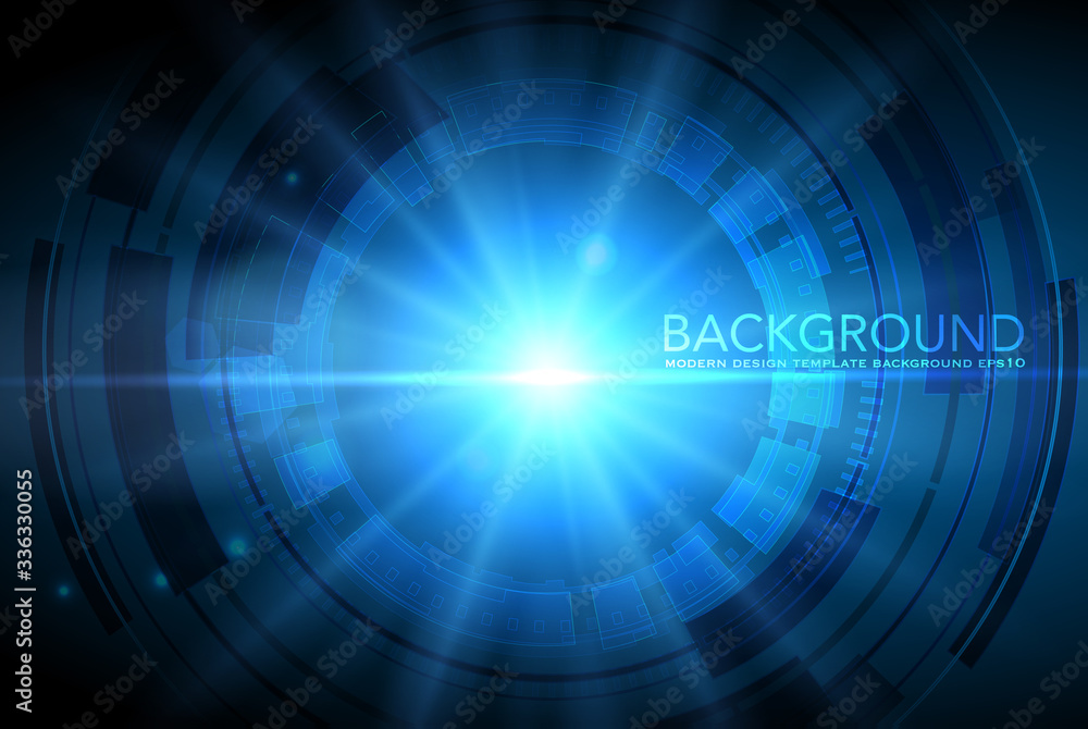 Poster vector abstract background shows the innovation of technology and technology concepts. can be applie