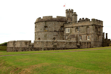 Falmouth (England), UK - August 15, 2015: Pendennis castle, Falmouth, Cornwall, England, United...