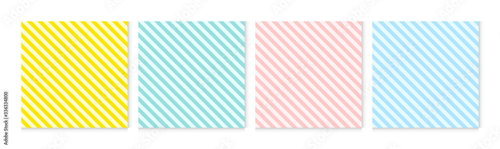Poster background pattern seamless diagonal stripe abstract colorful pastel colors. summer background desig