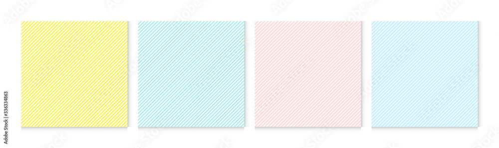 Poster Background pattern seamless diagonal stripe abstract colorful pastel colors. Summer background design.