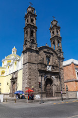 Cathedral of Puebla de Zaragoza, Puebla State, Mexico