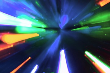 colorful moving wreath lights texture - wonderful abstract photo background