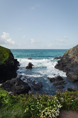 Obraz premium Lizard Point an der Jurassic Coast im Sommer, England