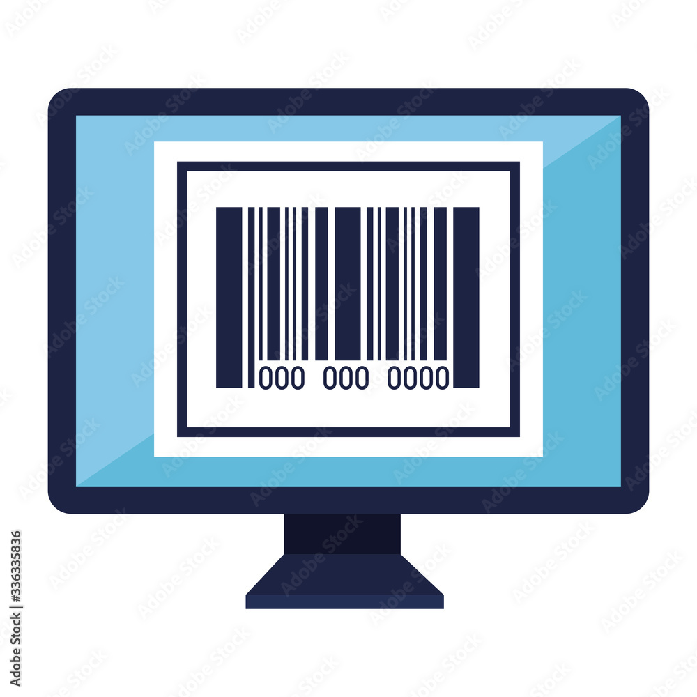 Poster qr code inside computer design of technology scan information business price communication barcode d