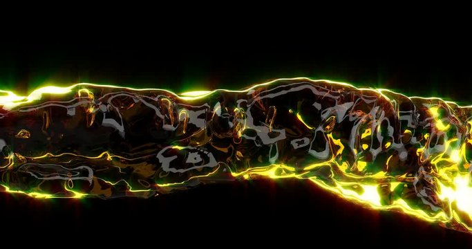 Jet yellow liquid. Drink food. Oil splash. Juice background. Abstract color splash. 4k