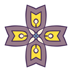 Mandala. Ethnic decorative element