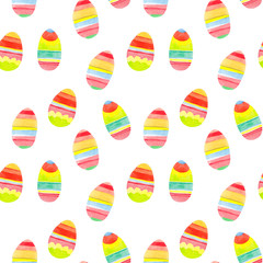hand drawn seamless easter patterns