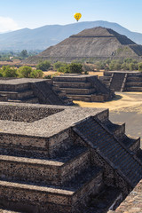 The Pyramids in ancient city of Teotihuacan in Mexico.