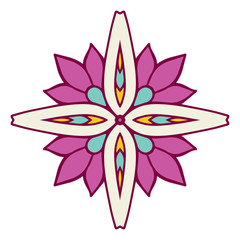 Mandala. Ethnic decorative element