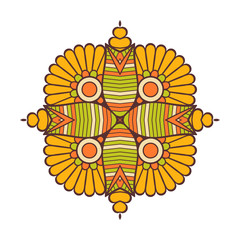 Mandala. Ethnic decorative element