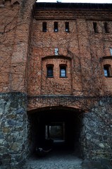 Fototapeta na wymiar Radomyshl' castle 4/01/2020