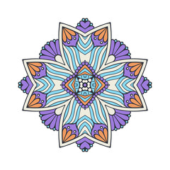 Mandala. Ethnic decorative element