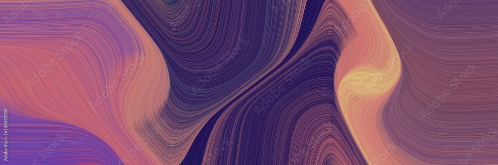 Poster abstract dynamic designed horizontal header with old lavender, dim gray and pale violet red colors. fluid curved flowing waves and curves