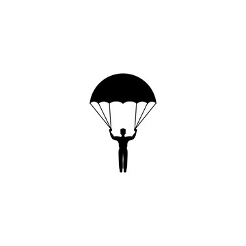 recommend clip art: skydiver icon vector