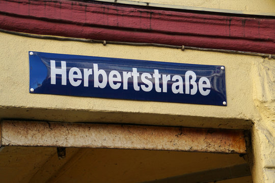 Herbertstraße auf St.Pauli