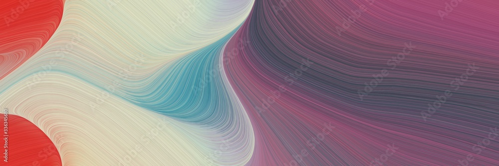 Poster abstract moving header design with old lavender, pastel gray and dark slate gray colors. fluid curved lines with dynamic flowing waves and curves
