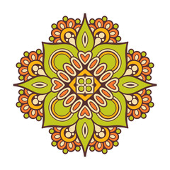 Mandala. Ethnic decorative element