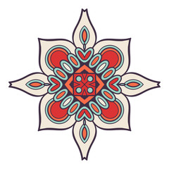 Mandala. Ethnic decorative element