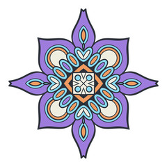 Mandala. Ethnic decorative element