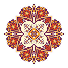 Mandala. Ethnic decorative element