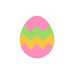 Egg Easter color icon. Simple color vector elements of religious holiday for ui and ux, website or mobile application