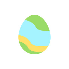 Egg Easter color icon. Simple color vector elements of religious holiday for ui and ux, website or mobile application