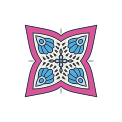 Mandala. Ethnic decorative element