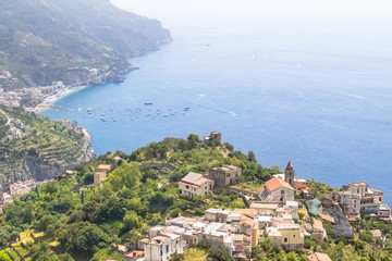 Fototapeta na wymiar Ravello city on Amalfi coast, Italy