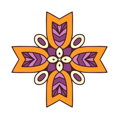 Mandala. Ethnic decorative element