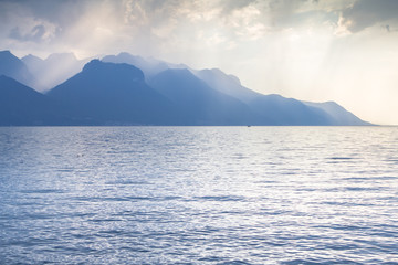 Geneva lake panorama, Switzerland