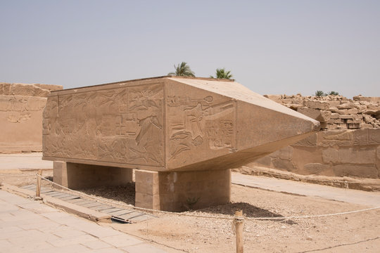 Karnak Temple, located on the eastern bank of the Nile River, opposite Luxor, the area of ​​ancient Thebes, which housed the most important religious complex in Ancient Egypt, Africa.