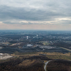 Fototapeta premium Pile, panorama, hałda