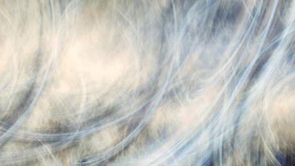 Abstract grey fantastic clouds. Colorful fractal background. Digital art. 3d rendering.