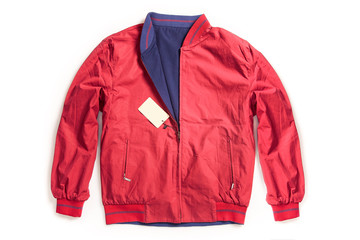 A red light jacket for men