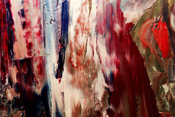 Colorful abstract background wallpaper. Modern motif visual art.  Mixtures of oil paint. Trendy...