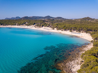Fototapeta premium Cala Agulla, Cala s'Agulia, Cala Figuera, Maiorca, Baleari, Spain
