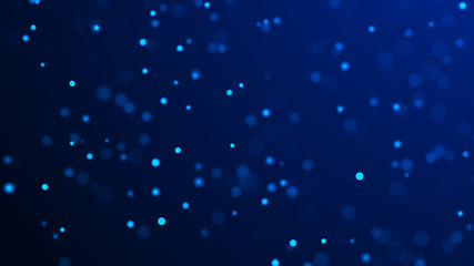 Abstract background with dust particles. Magic concept. 3d rendering.