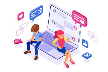 chat online dating friendship in social networks