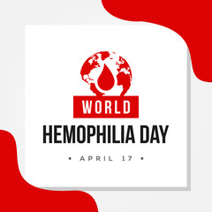 World Hemophilia Day Vector Design Illustration For Humanity Moment