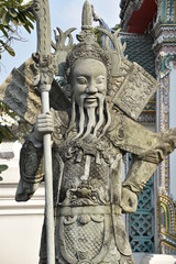 Wat Pho Temple Guardian Statue, Bangkok, Thailand 2