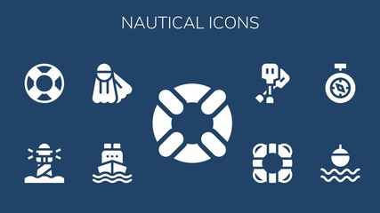 nautical icon set