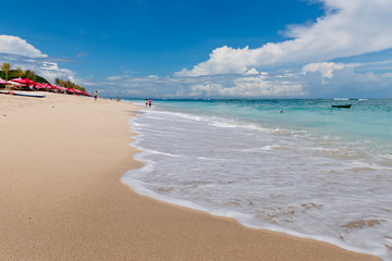 Beautiful view of the coast bali. Indonesia.