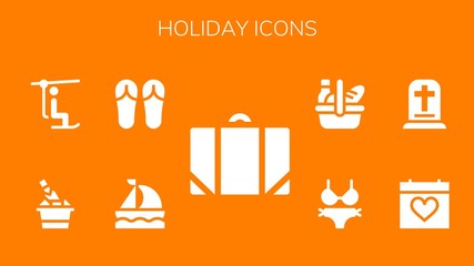 holiday icon set