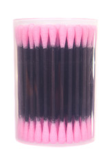 Black and pink ear stick cleaner.