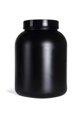 Large Black Plastic Container